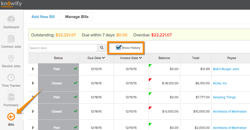 How To Void A Bill Payment Knowify