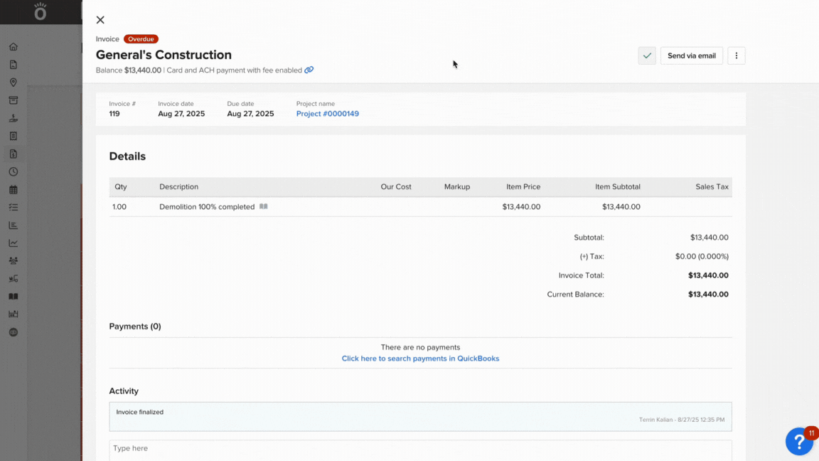 Generate a payment link.gif