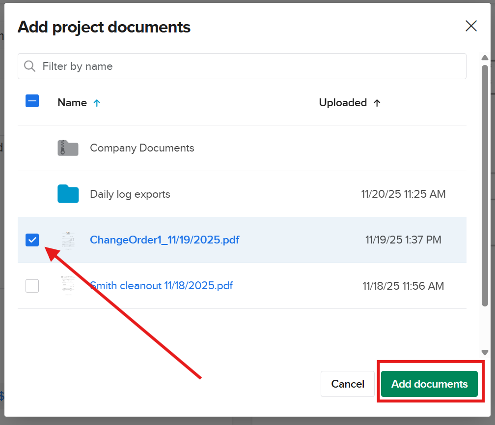 Add project documents.png
